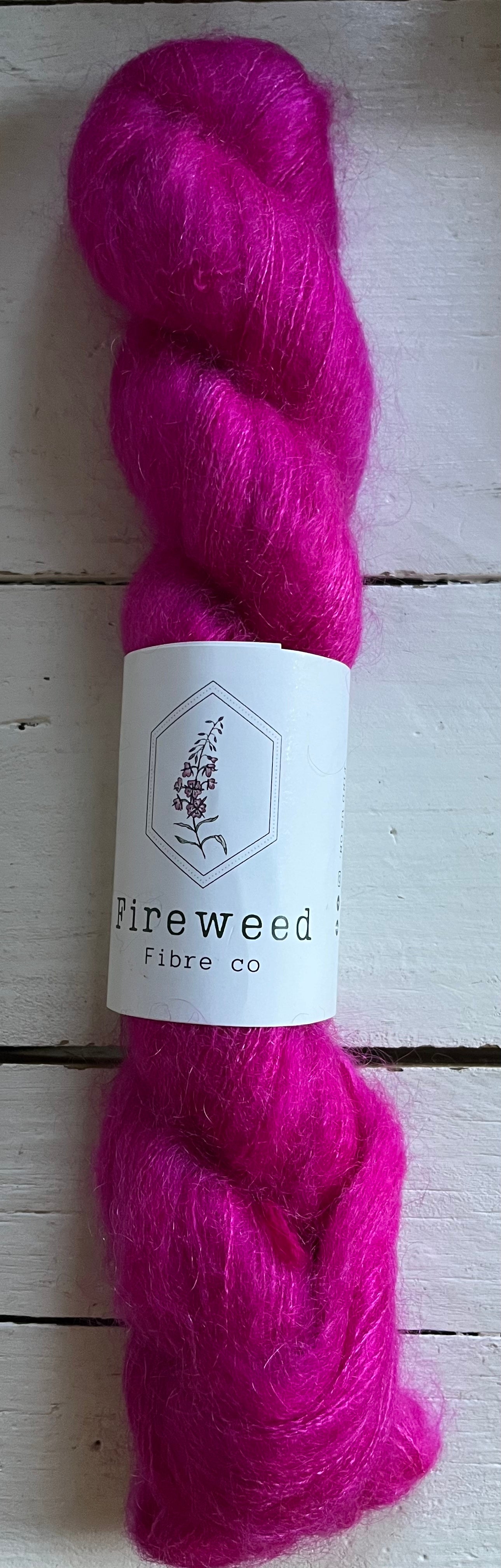 Fireweed Fibre Co Anemone Mohair Lace